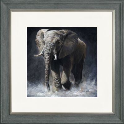 Ellie Classic Framed Print - Charcoal