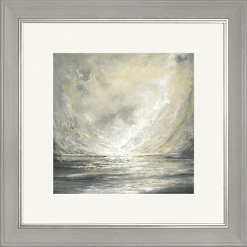 Evanescent Classic Framed Print - Grey