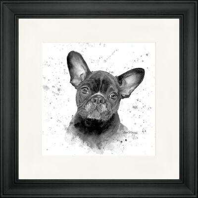 Fifi B&W Classic Framed Print - Black