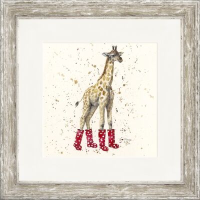 Gloria Classic Framed Print - Distressed