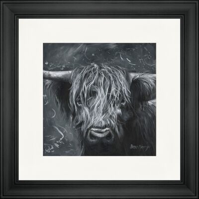 Hamish With Flicks Classic Framed Print - Black