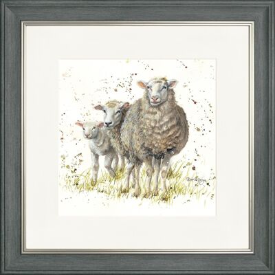 I Can See Ewe Classic Framed Print - Charcoal