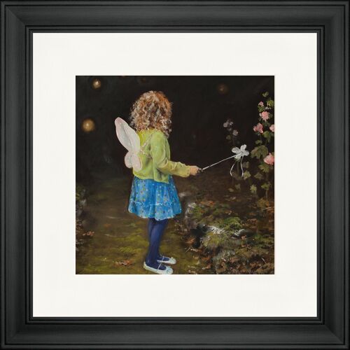 I Wish I Could See A Fairy Classic Framed Print - Black