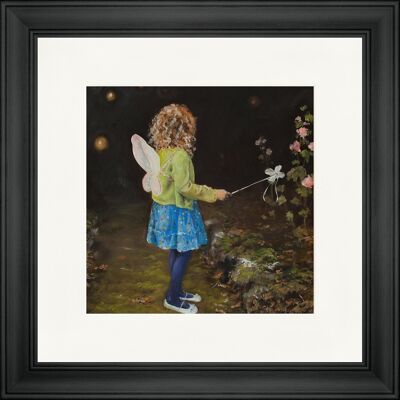 I Wish I Could See A Fairy Classic Framed Print - Black