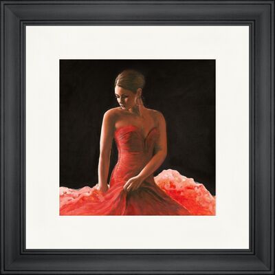 Isabella Classic Framed Print - Black