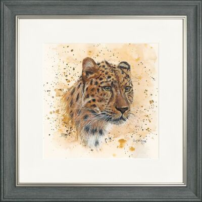 Layla Classic Framed Print - Charcoal