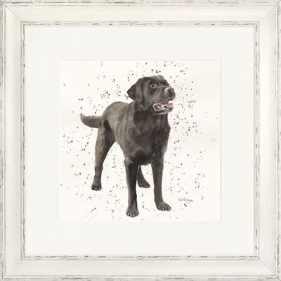 Licorice Classic Framed Print - Antique Taupe
