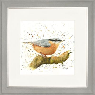 Nesbit Classic Framed Print - Grey