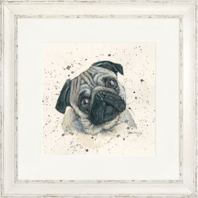 Peggy Classic Framed Print - Antique Taupe