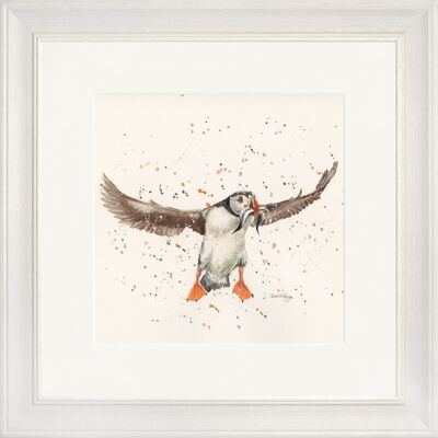 Piper Classic Framed Print - Off White