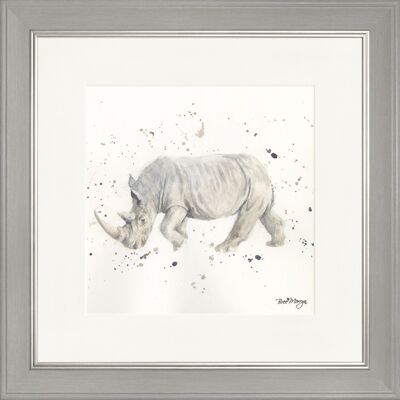 Rory Classic Framed Print - Grey