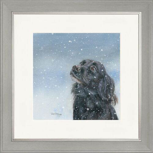 Sasha Classic Framed Print - Grey