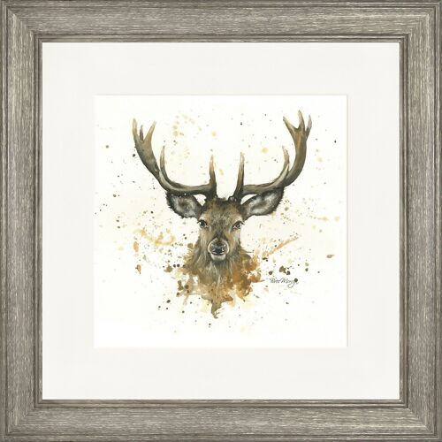 Sheridan Classic Framed Print - Dark Wood