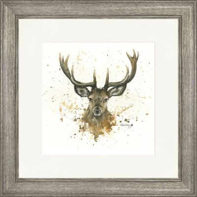 Sheridan Classic Framed Print - Dark Wood