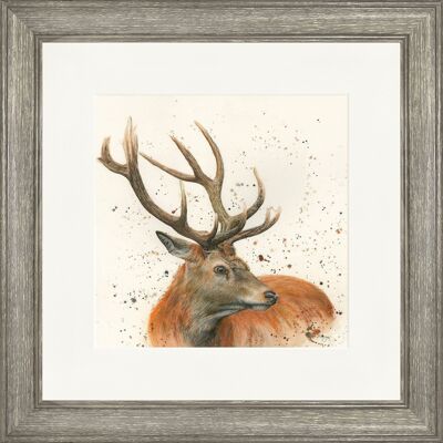 Sutherland Classic Framed Print - Dark Wood