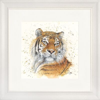 Taj Classic Framed Print - Off White