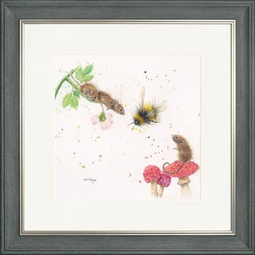 The Harvesters Classic Framed Print - Charcoal