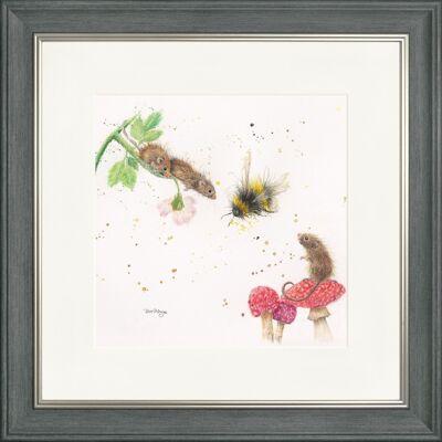 The Harvesters Classic Framed Print - Charcoal