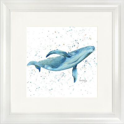 Wilfred Classic Framed Print - White