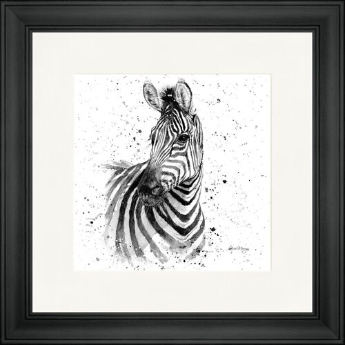 Zak B&W Classic Framed Print - Black