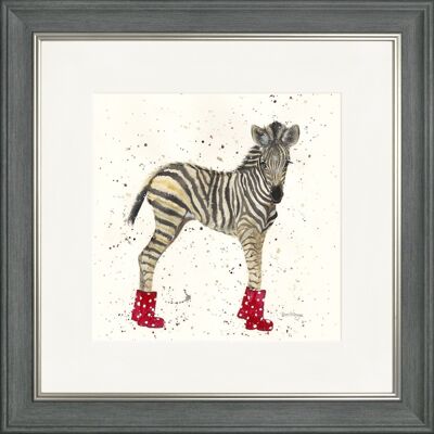 Zuzu Classic Framed Print - Charcoal