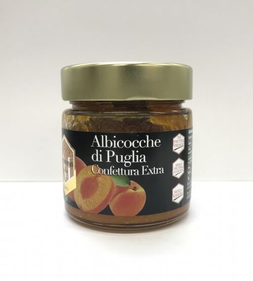 Confettura extra di albicocche di Puglia 250g