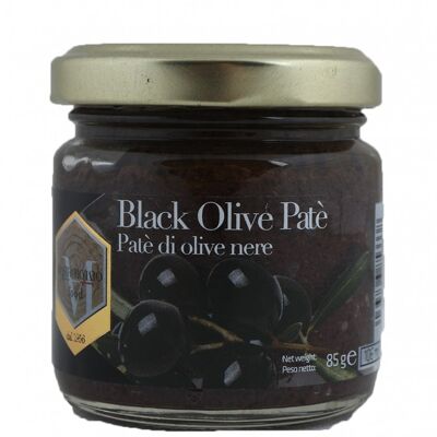 Pate' aus schwarzen Oliven 85g