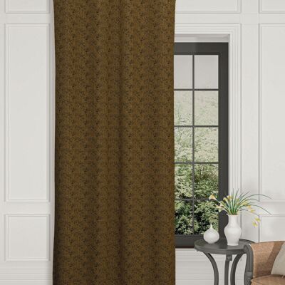 TEXTURA curtain - Camel collar - Eyelet panel - 140 x 260 cm - 56% pes 44% cotton