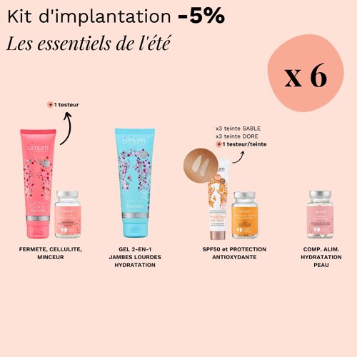 Pack d’implantation Les essentiels de l’été