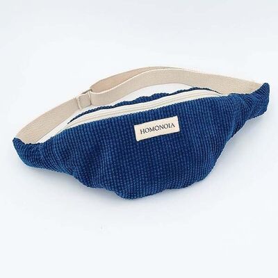 Sapphire Blue Corduroy Bumbag