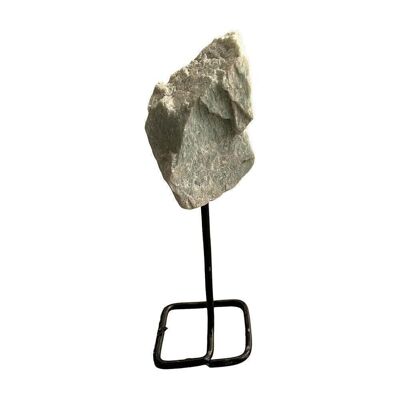 Cristallo grezzo grezzo su supporto, ca. 150g, 20x5x5cm, Amazzonite