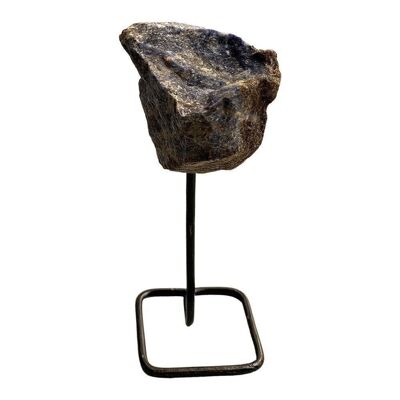 Cristallo grezzo grezzo su supporto, ca. 150g, 20x5x5cm, Sodalite