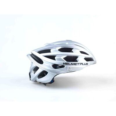 Casco de carretera CRONOS GS con luces e intermitentes y audio integrado S - Gris