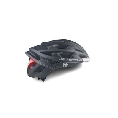 CRONOS NL Rennradhelm mit Beleuchtung und Blinkern und integriertem Audio L - Schwarz