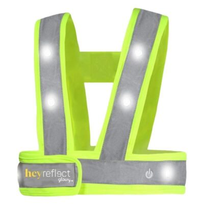 JUNIORVISIO Luminous fluorescent harness with led