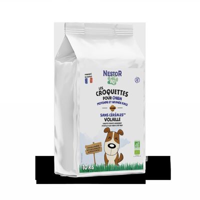 ORGANIC CROQUETTES WITHOUT CEREALS MEDIUM AND LARGE BREED DOG 10Kg