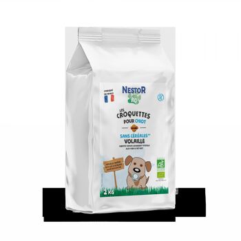 CROQUETTES BIOS BIO BIO SANS CÉRÉALES CHIOT TOUTE RACE 2Kg