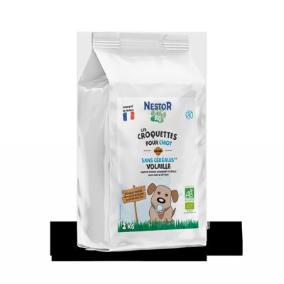 ORGANIC BIO CROQUETTES WITHOUT CEREALS PUPPY ALL BREED 2Kg