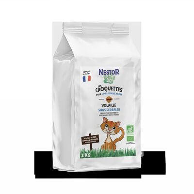 CROQUETAS ECOLÓGICAS DE GATO ESTERILIZADO SSC 2Kg