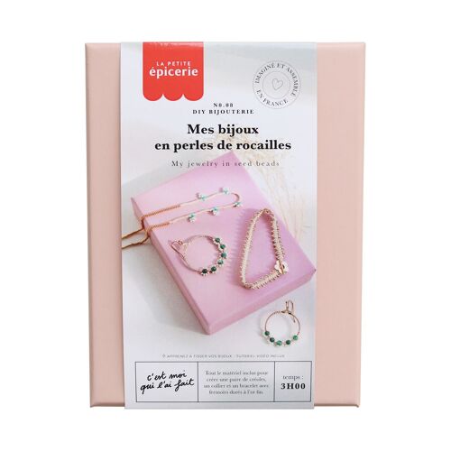 Kit MKMI - Mes bijoux en perles de rocailles - Vert (310051)