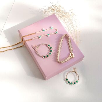 Kit MKMI - Mes bijoux en perles de rocailles - Vert (310051) 4