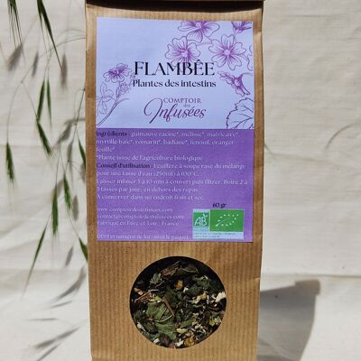 Flambé intestinal herbal tea 60g BIO