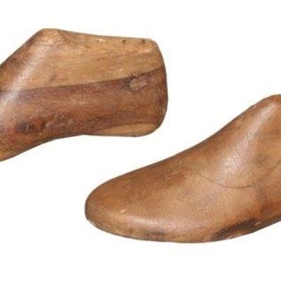 Schuhform - Holz - Dekoration - Alt - Indien