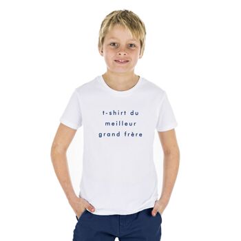 TSHIRT BLANC TSHIRT DU MEILLEUR GRAND FRÈRE 2 MPT garçon