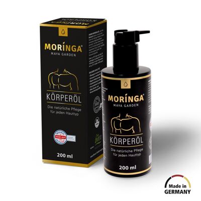 Moringa Maya Garden body oil for men, 200ml
