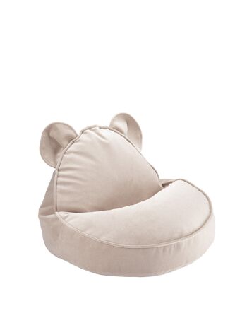 Pouf ours beige poussiéreux 1