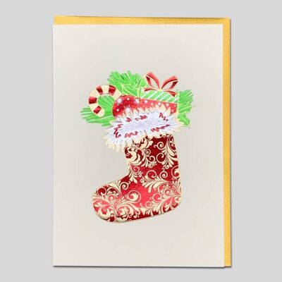 Preziosa cartolina di Natale - UK-40084