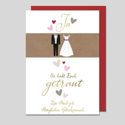 Carte de mariage - UK-34347