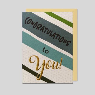 Congratulations to You Greeting Card - UK-33632