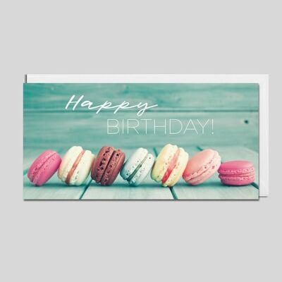 Photo card HAPPY BIRTHDAY in DIN Lang format - UK-91140